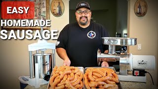 How To Make Sausage For Beginners - Easy Homemade Sausage