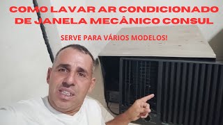 Como Lavar Ar Condicionado de Janela 12.000 BTUs - Passo a Passo Simples ( marca consul air master )