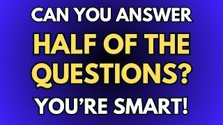 Your IQ Is Above Average If You Can Pass This Tough General Knowledge Quiz For Seniors!