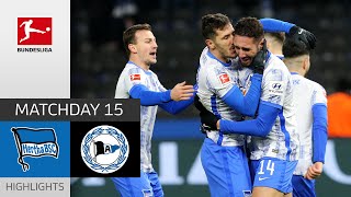 Hertha Berlin - Arminia Bielefeld 2-0 | Highlights | Matchday 15 – Bundesliga 2021/22