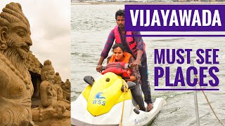 VIJAYAWADA - DON'T MISS this 6 Places to Visit | UndavalliCaves, Bapu Museum, Bhavani Islands...