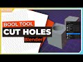 How To CUT HOLES In BLENDER | Bool Tool Tutorial