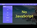 Make RESPONSIVE MENU With HTML And CSS Only ( NO JavaScript )