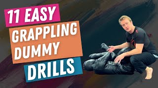 11 Grappling Dummy Drills for BJJ Beginners (Grappling Smarty 2.0)