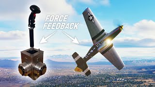 Flying Warbirds with a FORCE FEEDBACK Stick is Incredible! | DCS - FFBeast