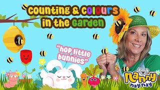 COUNTING and COLOURS in the GARDEN