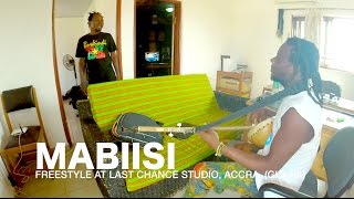 Mabiisi - Freestyle at Last Chance Studio, Accra