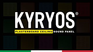 Akifix® - KYRYOS®: pannelli in cartongesso fonoassorbenti per soffitto - ITA