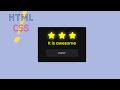 Creating a RESPONSIVE Three Rating Stars  HTML, CSS AND JAVASCRIPT, Part: TWO