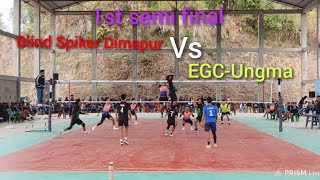 1st Semi final match EGC UNGMA VS BLIND SPIKER DIMAPUR