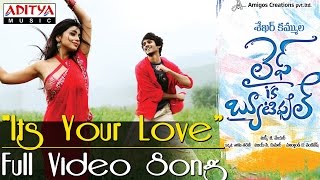 Its Your Love Full Video Song - Life is Beautiful Video Songs