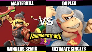 ThunderStruck 2023 Winners Semis - Masterkill (Min Min) Vs Duplex (DK) Smash Ultimate - SSBU