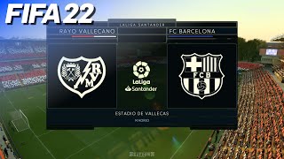 FIFA 22 - Rayo Vallecano vs. FC Barcelona @ Estadio de Vallecas | PS5