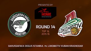 Highlights: Darussafaka Dogus Istanbul-Lokomotiv Kuban Krasnodar