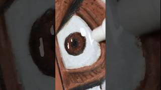 I tried to draw Goomba realistic and it’s kinda scary 😆 | #shorts #supermario