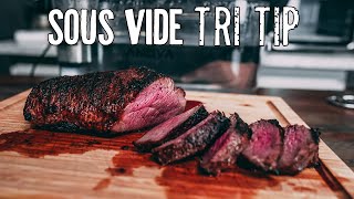 Sous Vide Tri Tip Finished on the Grill - How to Sous Vide a Tri Tip