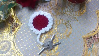 Very easy crochet key ring /সহজে কুশিকাটার চাবির রিং বানানোর টিউটোরিয়াল