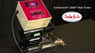 Sutherland 2000 Ink Rub Tester - เครื่องทดสอบความทนทานต่อการขัดถูของหมึกพิมพ์บนพื้นผิวผลิตภัณฑ์ต่างๆ