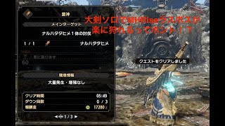 [MHRise][モンスターハンターライズ]ラスボスを大剣で完全攻略！ソロでも10分かからずに気持ちよく討伐できる方法を解説します！