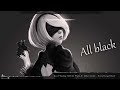 nightcore everything black lyrics