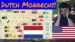American Reacts Dutch Monarchs Family Tree