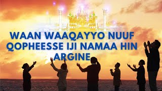 WAAN WAAQAYYO NUUF QOPHEESSE IJI NAMAA HIN ARGINE | FAARFANNAA |