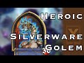 Hearthstone Heroic Karazhan - Part 2 - Silverware Golem (The Parlor)