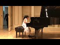 Peskanov Mazurka rehearsal in Carnegie Hall, Christina Zhang (8 yrs)