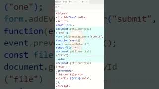JavaScript Tutorial for Beginners / JavaScript learn / Dom form File tag