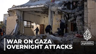 Israeli air raids: Overnight attacks lay waste to areas across the strip