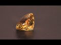 natural unheated yellow fancy tanzanite gemstone 2.03 carats