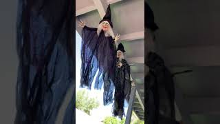 3Pcs Halloween Hanging Wicked Witch Decorations Swing in the Wind | Halloween Witch Prop Lawn Decor