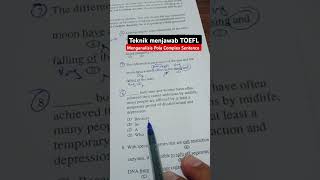 Teknik Menjawab TOEFL: Menganalisis Pola Complex Sentence | Rumah Cerdas Bahasa Inggris