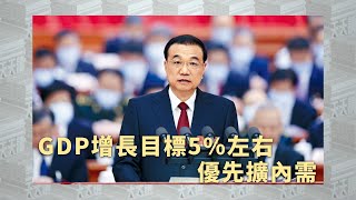 《有報天天讀》李克強：GDP增長目標5%左右 把恢復和擴大消費擺在優先位置｜20230306