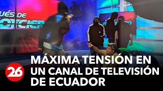 🚨 ALERTA - Golpe comando, rehenes y máxima tensión en un canal de televisión de Ecuador 🚨