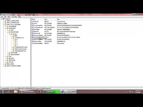 CHANGE CPU NAME ID CHANGE CPU NAME ID