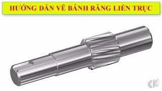 Inventor-Hướng dẫn vẽ bánh răng liền trục sử dung modul Design trong Inventor