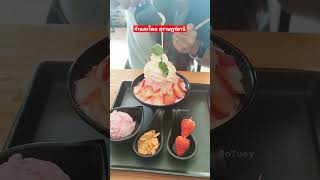 SoTuey | บิงซู สตรอเบอร์รี่ หวานเย็น เมนูคลายร้อน bingsu #น้ำแข็งไส #ของหวาน #สุราษฎร์ธานี