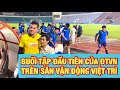 Toàn cảnh sân Việt Trì trong ngày đầu tiên Đội tuyển Việt Nam đến làm quen cùng HLV Kim Sang Sik