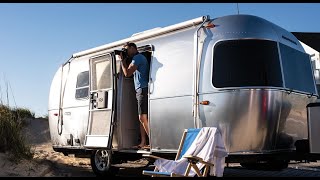 First Look 2020 Airstream Caravel 20FB Front Bed Walk Through Video