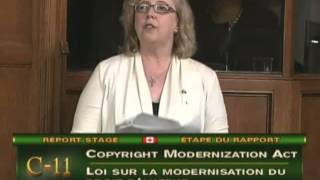 Elizabeth May: Copyright Modernization Act (Bill C-11)