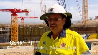 Inside an LNG Tank