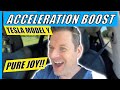 The Tesla Acceleration Boost Upgrade is ABSOLUTELY INSANE!