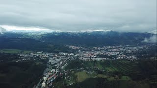 Dron - Vsetín - panorama + relaxační hudba