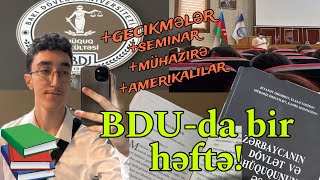 BDU-da BİR HƏFTƏ,KURS,SEMİNAR🥲