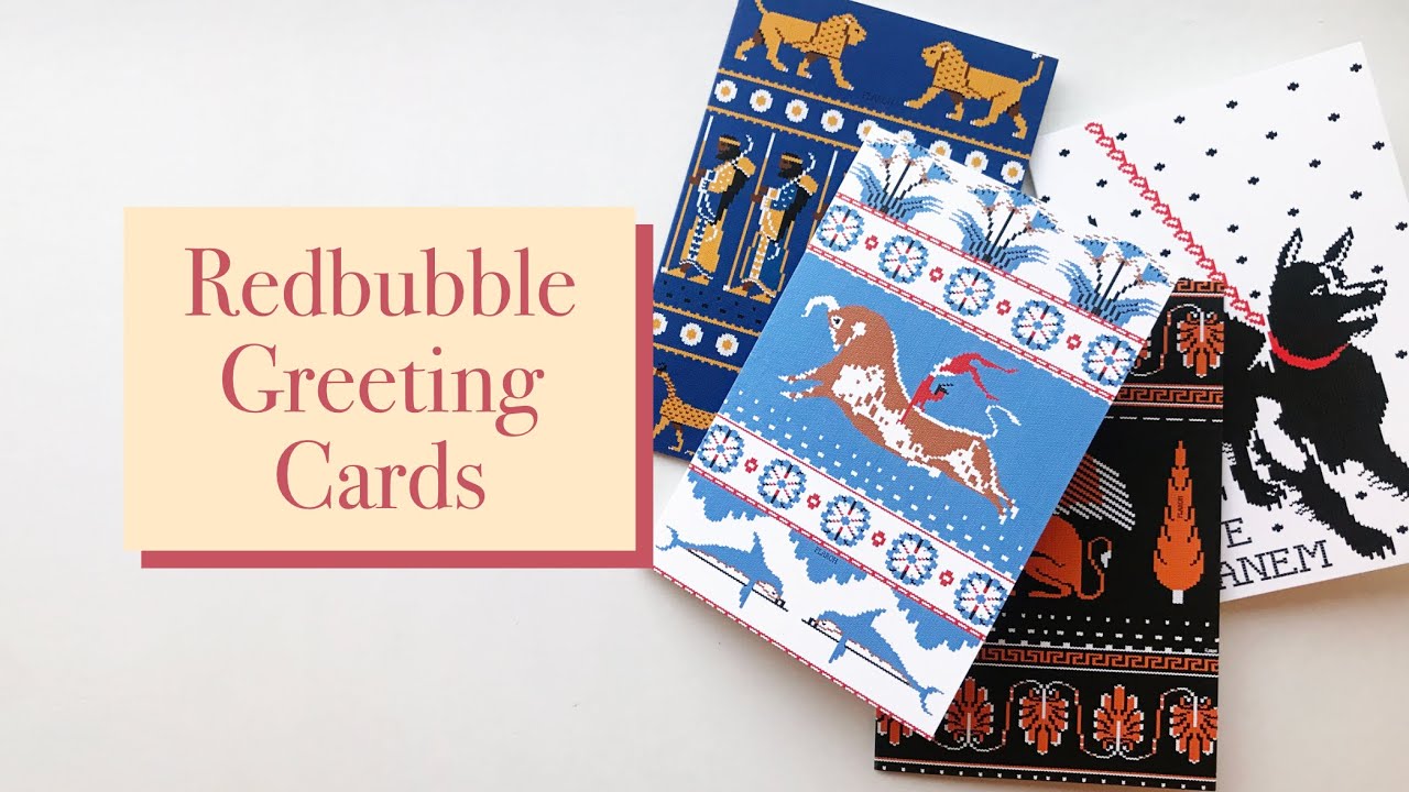 My Redbubble Greeting Cards Youtube