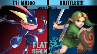 Flat Realm #6 - T1 | MKLeo (Greninja) vs SKITTLES!!! (Young Link) Losers Semis