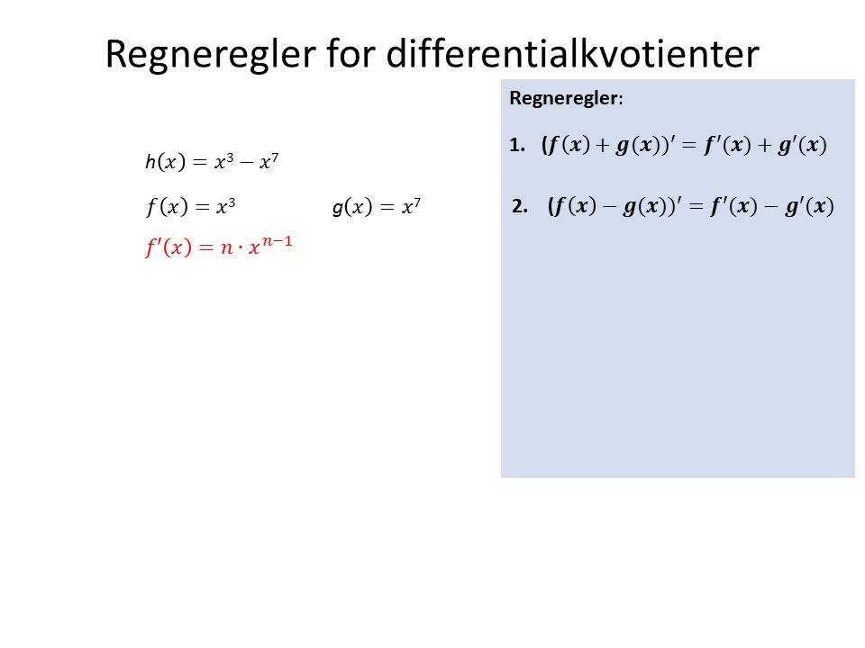 Regneregler For Differentiable Funktioner - YouTube