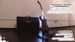 Schecter Official GLOWING SIDE DOT Demo