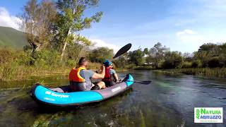 Canoa sul Tirino a Capestrano - Abruzzo